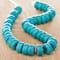 Turquoise Dyed Reconstituted Howlite Heishi Beads, 8mm by Bead Landing™